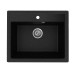 Кухонная мойка из искусственного камня Uperwood ECON UPD-104-004, черная матовая