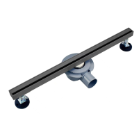 Душевой трап 60 см Wonzon&Woghand, Темный графит WW-65406M-GM