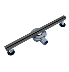 Душевой трап 60 см Wonzon&Woghand, Темный графит WW-65406M-GM