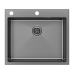 Кухонная мойка Paulmark Brim-Edge 59 PM775951-GM Вороненая сталь