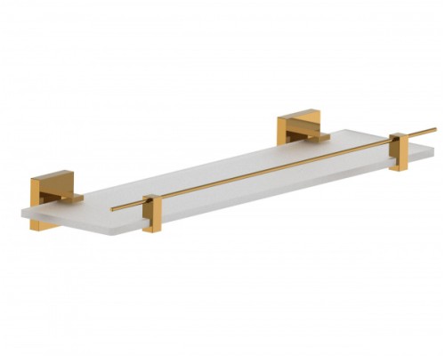 Стеклянная полка для ванной Wonzon&Woghand, Темное золото