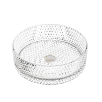 Чаша накладная круглая Ceramica Nova Cristal 36x36 прозрачная