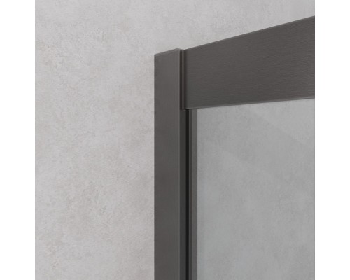 Душевой уголок Cezares Relax-304 100x100 RELAX-304-R-2-100-C-GM профиль Оружейная сталь стекло прозрачное