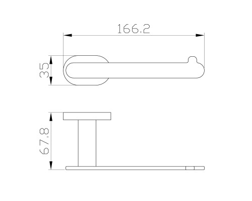 Держатель для туалетной бумаги без крышки Wonzon&Woghand, Глянцевое золото