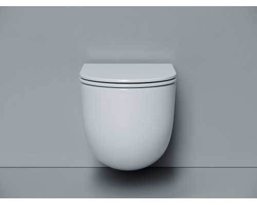 Унитаз подвесной Ceramicanova Вога (Voga) торнадо 3.0 сиденье микролифт белый