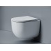 Унитаз подвесной Ceramicanova Вога (Voga) торнадо 3.0 сиденье микролифт белый