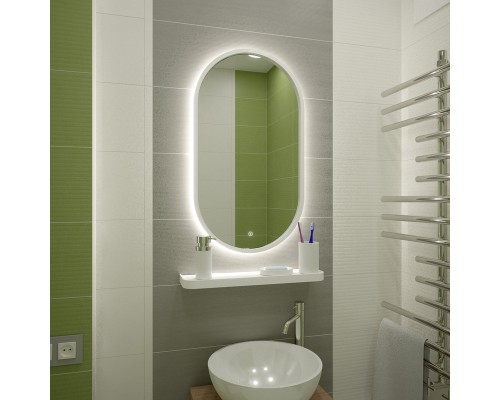 Зеркало Континент "Prime Black LED" ЗЛП1099