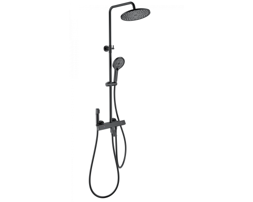 Душевая система с термостатом Wonzon&Woghand The ONE, Черный матовый WW-B3094-MB
