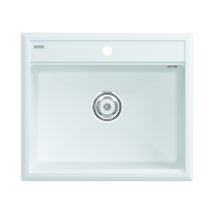 Мойка кварцевая Paulmark STEPIA-590 PM115951-WH белый 59х51