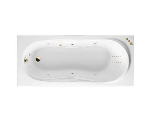 Ванна гидромассажная Excellent Sekwana 170x75 Smart Nano Золото