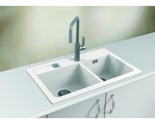 Мойка кухонная Alveus Granital Atrox 50 1131997 790х500 белый