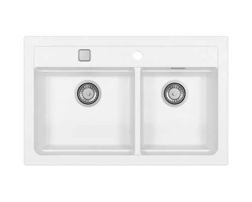 Мойка кухонная Alveus Granital Atrox 50 1131997 790х500 белый