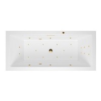 Ванна гидромассажная EXCELLENT Heaven Slim 180x80 ULTRA золото
