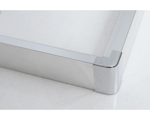 Душевой уголок BelBagno Due 120x80 DUE-AH-2-120/80-C-Cr профиль Хром стекло прозрачное