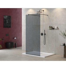 Душевая перегородка Cezares Liberta 80 LIBERTA-L-2-80-120-GR-NERO Черный матовый