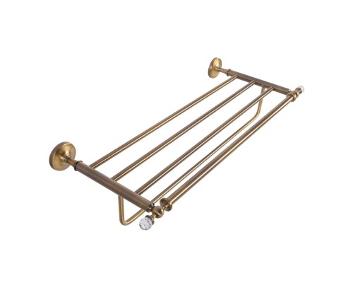 Полка для полотенец Art&Max Antic Crystal AM-E-2622SJ-Br Бронза