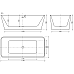 Ванна отдельностоящая Sancos Dama 170x80 белая