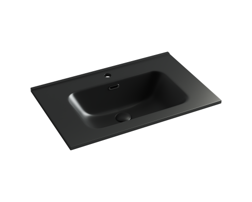 Раковина-столешница Sancos ELEMENT 71x18 Черный матовый