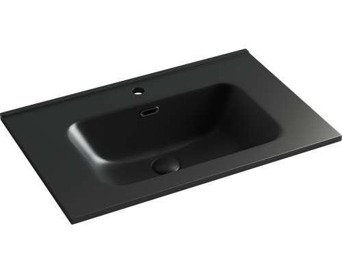 Раковина-столешница Sancos ELEMENT 71x18 Черный матовый