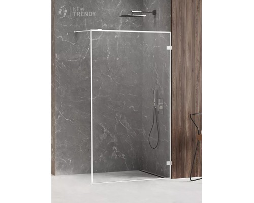 Душевое ограждение NEW TRENDY AVEXA WHITE 140x200 белый