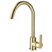 Смеситель для кухни Wonzon&Woghand, Брашированное золото