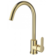 Смеситель для кухни Wonzon&Woghand, Брашированное золото