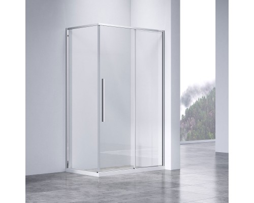 Душевой уголок Vincea Slim-N VSR-4SN9011CL 1100x900 хром стекло прозрачное