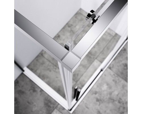 Душевой уголок Vincea Slim-N VSR-4SN9011CL 1100x900 хром стекло прозрачное