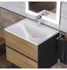 Раковина для ванной Uperwood Self 60х45х15 см, белая глянцевая