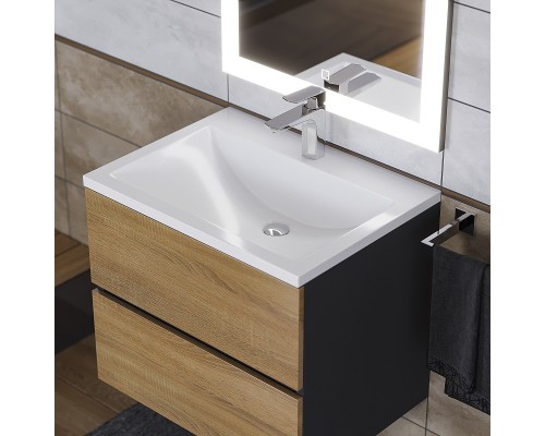 Раковина для ванной Uperwood Self 60х45х15 см, белая глянцевая