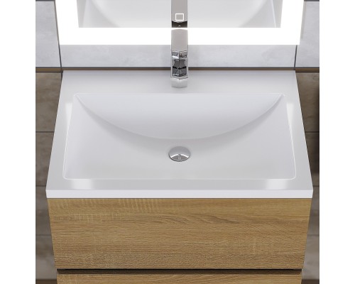 Раковина для ванной Uperwood Self 60х45х15 см, белая глянцевая