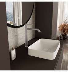 Смеситель для раковины Vincea City VBF-2C2BN однорычажный, сатин