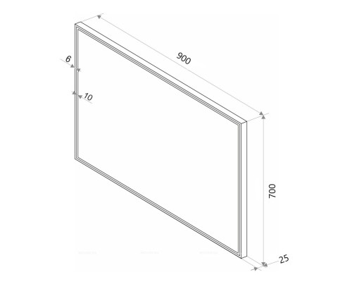 Зеркало Континент "Sting LED" ЗЛП547