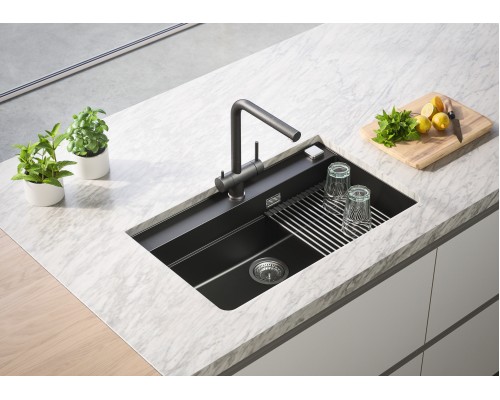 Кухонная мойка Alveus Atrox 40 79x50 1140447 черный карбон