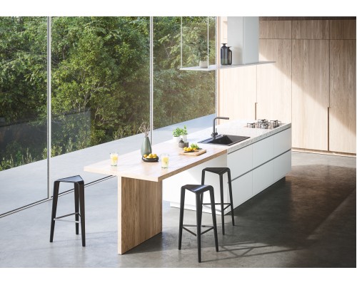 Кухонная мойка Alveus Atrox 40 79x50 1140447 черный карбон