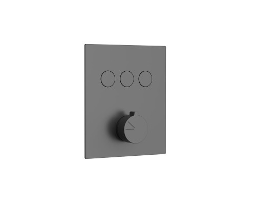 Душевой комплект Vincea VSFW-4311RGM встраиваемый 3 режима вороненая сталь