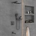 Душевой комплект Vincea VSFW-4311RGM встраиваемый 3 режима вороненая сталь
