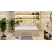 Ванна из литьевого мрамора Flere Oberon Slim 180x80x60 (белый глянец)