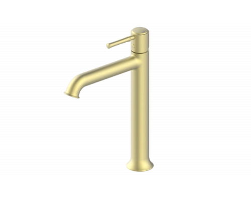 Смеситель для раковины высокий Wonzon&Woghand, Брашированное золото