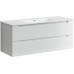 Тумба под раковину SANCOS Norma 2.0 1190х450х500, c двумя ящиками, белый глянец