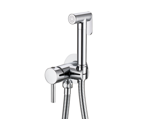 Смеситель встраиваемый с гигиеническим душем Rimero RM010CR Хром