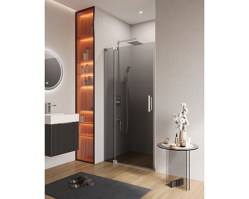 Душевая дверь Cezares Slider 80 SLIDER-B-1-70/80-GRIGIO-Cr профиль Хром стекло серое Душевая дверь Cezares Slider 80 SLIDER-B-1-70/80-GRIGIO-Cr профиль Хром стекло серое