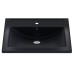 Раковина для ванной кварцевая Uperwood Foster Quartz 60х40,5х16,5, черная матовая, уголь