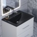 Раковина для ванной кварцевая Uperwood Foster Quartz 60х40,5х16,5, черная матовая, уголь