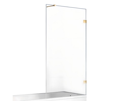 Шторка для ванны NEW TRENDY AVEXA GOLD SHINE 100x150 золото