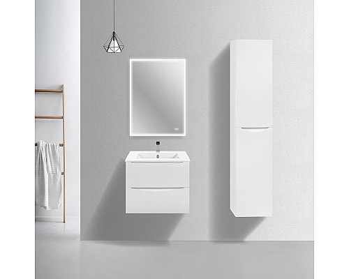 База под керамическую раковину Vincea Mia Slim 600 подвесная 2 ящика Soft close G.White