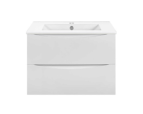 База под керамическую раковину Vincea Mia Slim 600 подвесная 2 ящика Soft close G.White