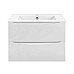 База под керамическую раковину Vincea Mia Slim 600 подвесная 2 ящика Soft close G.White