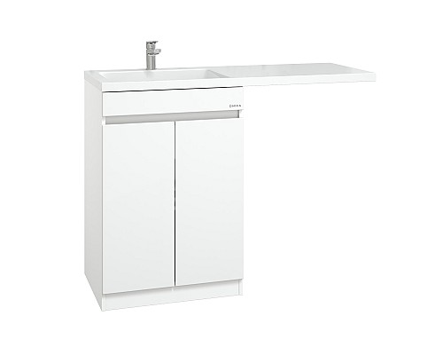 Тумба под раковину Onika Милтон Нова 48 напольная под стиральную машину, белая