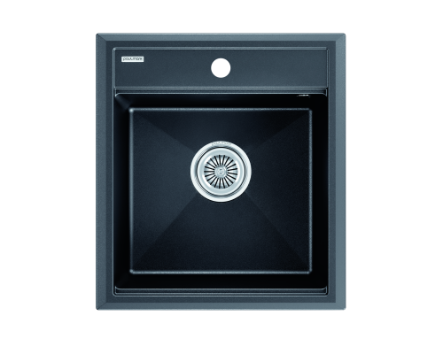 Мойка кварцевая Paulmark STEPIA-460 PM114651-BLM черный металлик 460х510